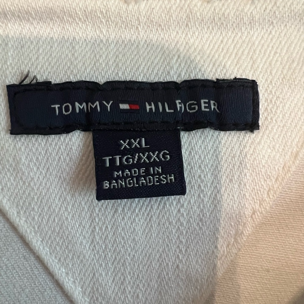 Tommy Hilfiger White Jean Jacket Classic Denim Style - Picture 2 of 4
